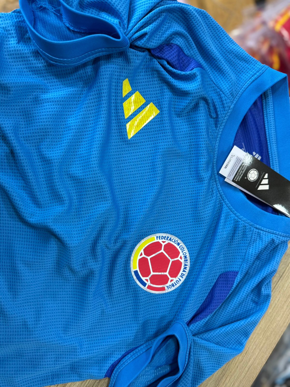 Camiseta Colombia 2026 entrenamiento azul