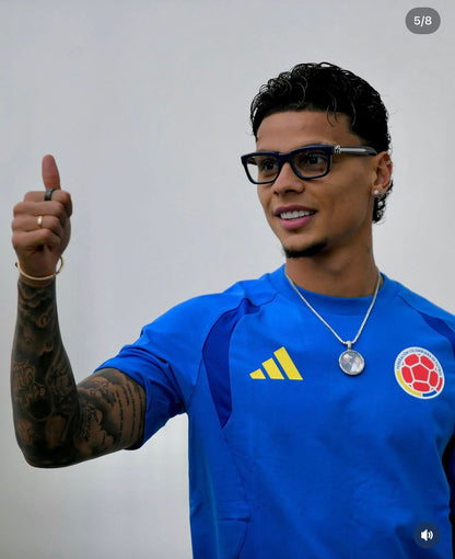 Camiseta Colombia 2026 entrenamiento azul