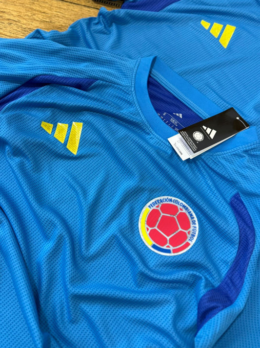 Camiseta Colombia 2026 entrenamiento azul