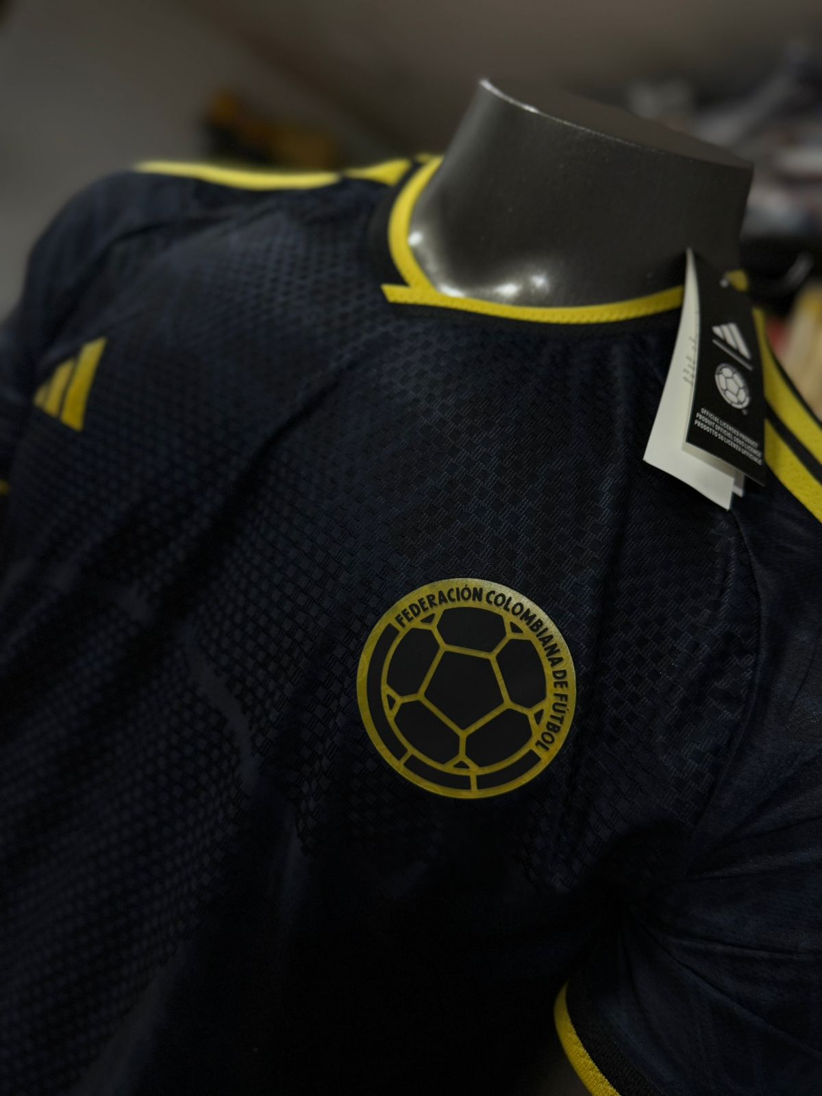 Camiseta colombia negra player mundial 2026