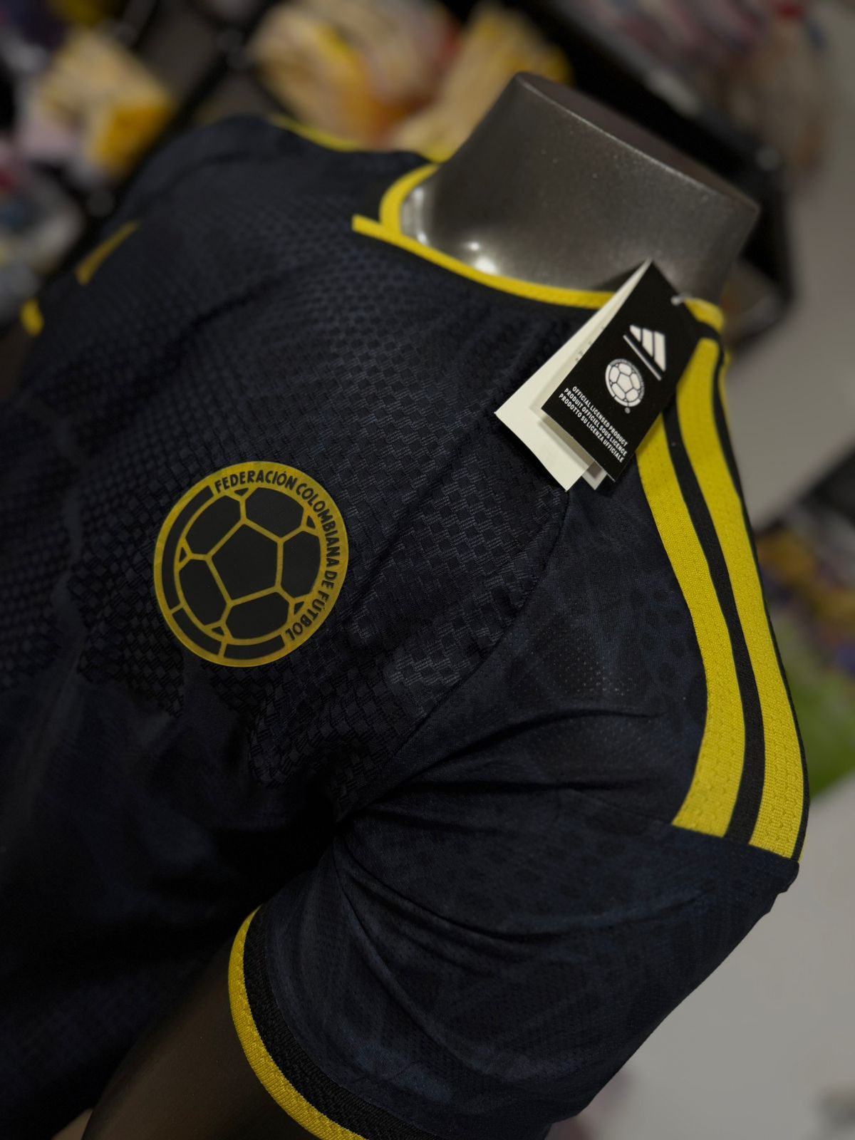 Camiseta colombia negra player mundial 2026