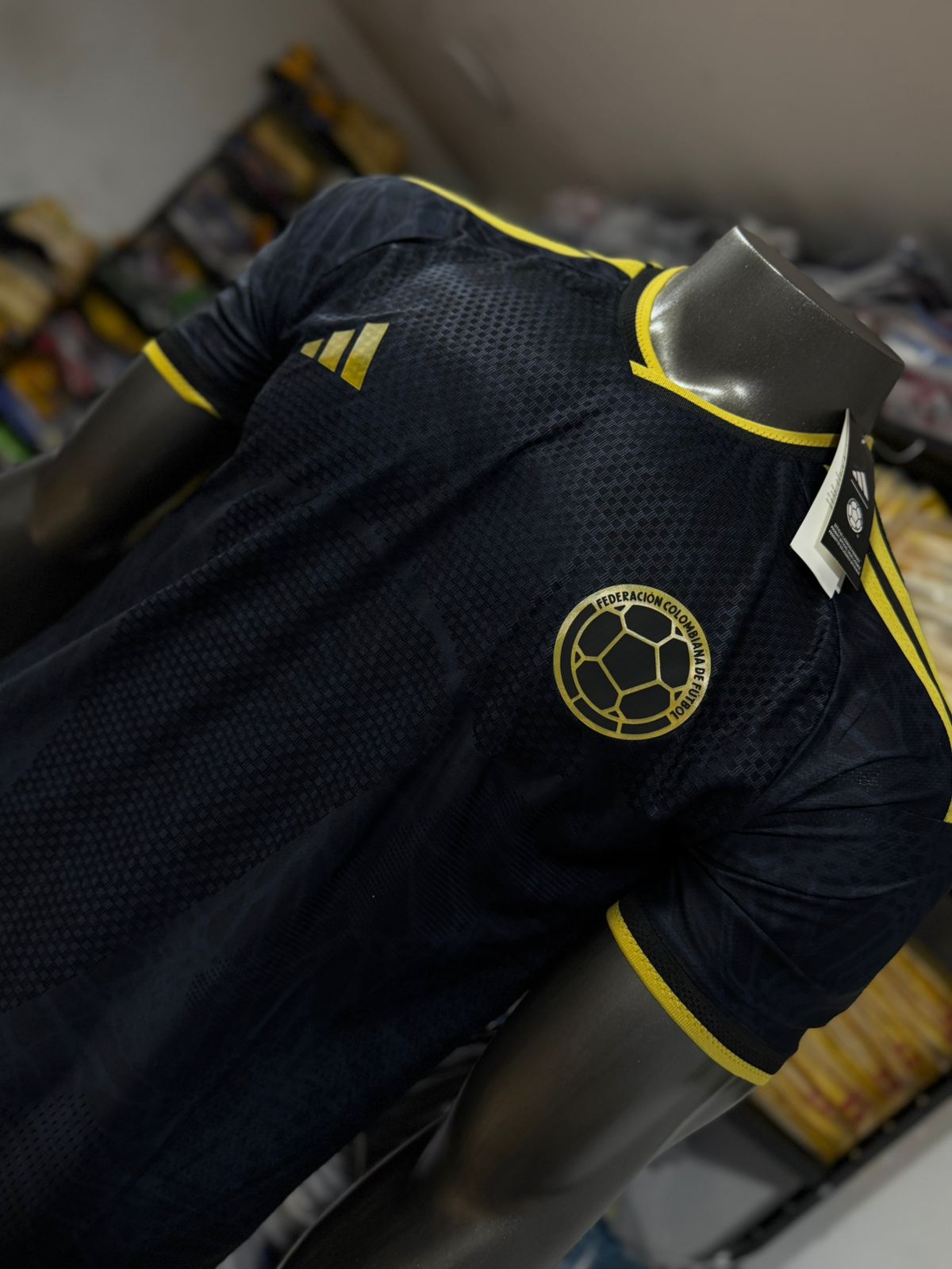 Camiseta colombia negra player mundial 2026